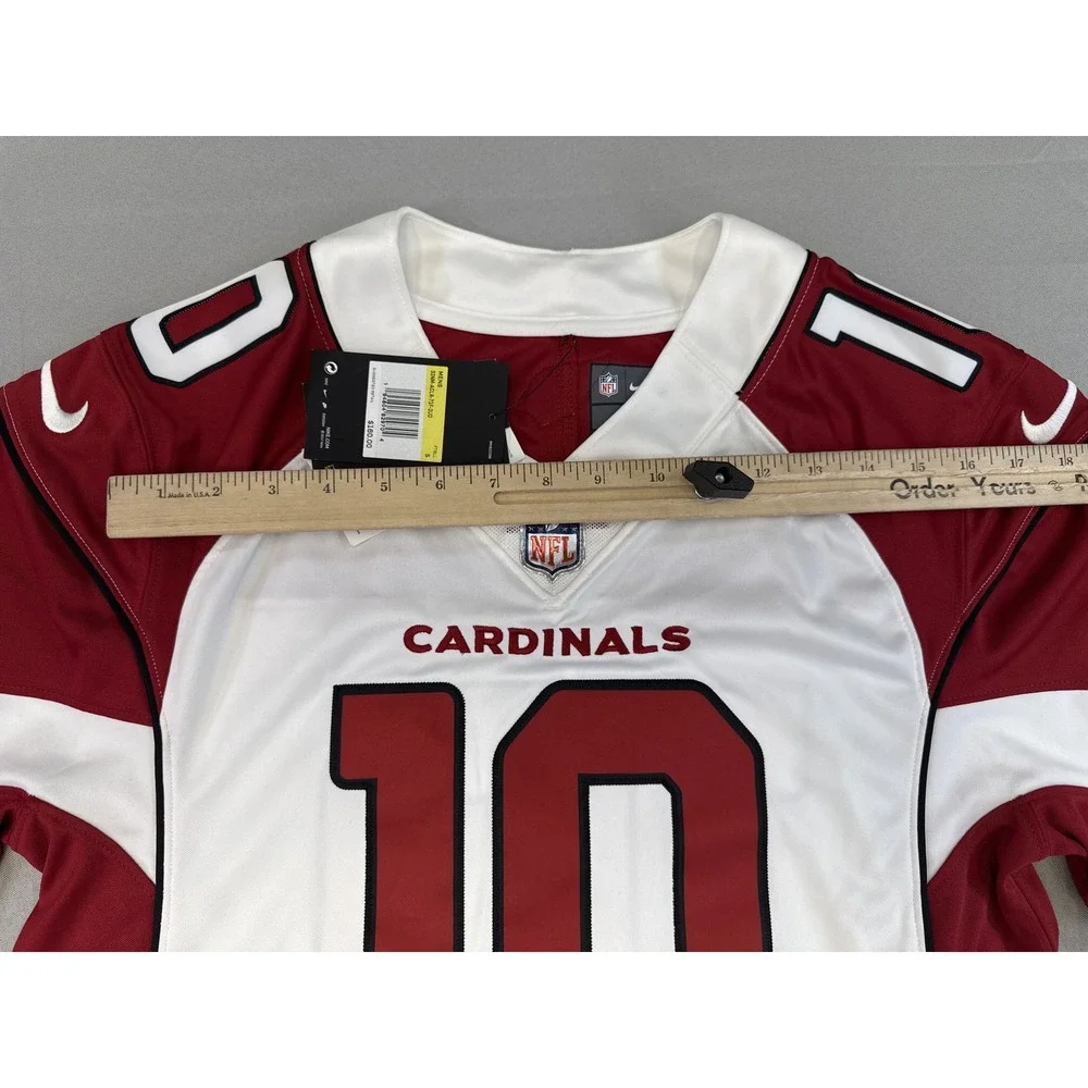 Nike Arizona Cardinals NFL On Field Jersey Mens S Red White Polyester Graphic